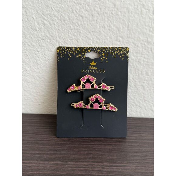 Disney Sleeping Beauty Aurora Crown Barrette Set
